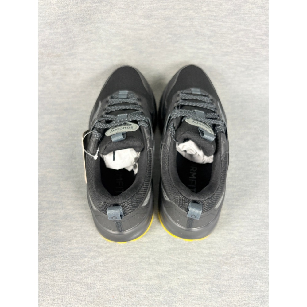 Saucony Excursion TR17 GTX Trail Sneakers Mens 7 Black Yellow Outdoors Gore-Tex - Picture 10 of 15